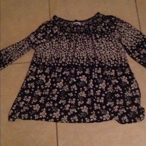 Long sleeve off the shoulder shirt